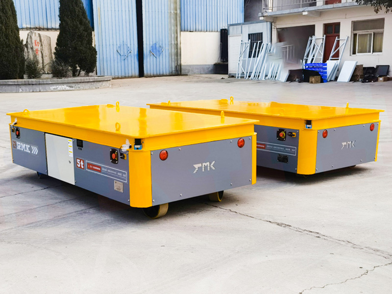 5 ton Omnidirectional Trackless Transfer Cart med hydraulisk løft