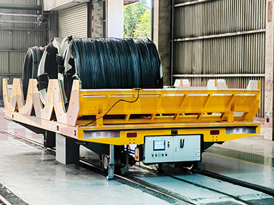 Coil Transfer Cart Automated Electric Rail Transfer Trolley