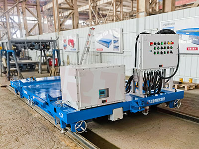 15 ton eksplosionssikre elektrisk jernbanetransportkurv påfør luftfartsudstyr