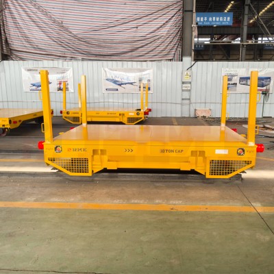 Heavy Load 10 Tons Stålrør Track Transfer Cart