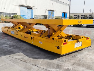 16 Tons Tre-Scissor Synchronous Lifting Omniwheel Overførselsvogn